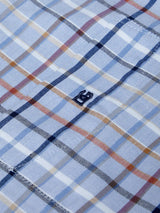 DG’s Drifter Short Sleeve Shirt Light Blue Check Northern Ireland