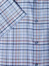 DG’s Drifter Short Sleeve Shirt Light Blue Check Northern Ireland