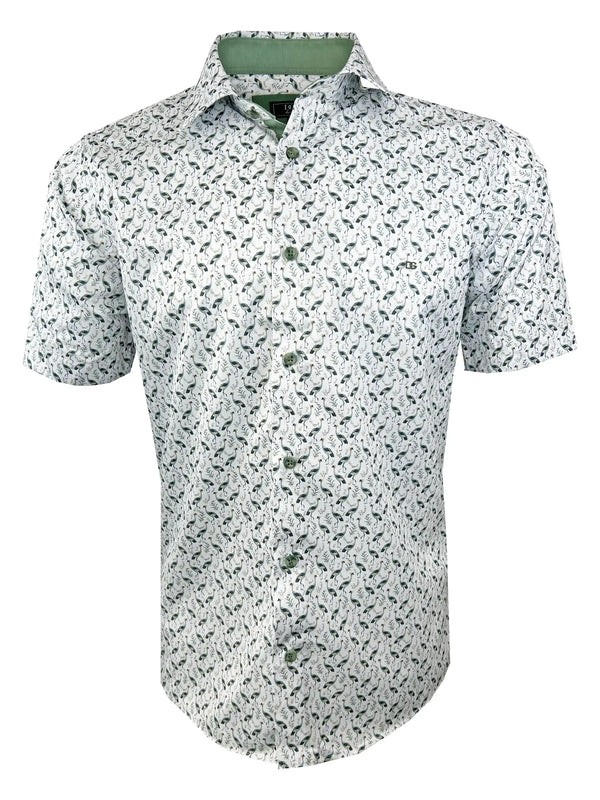 DG’s Drifter Short Sleeve Shirt Light Green Northern Ireland Belfast