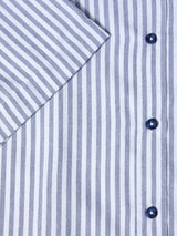 DG’s Drifter Short Sleeve Shirt Oxford Navy Stripe Northern Ireland