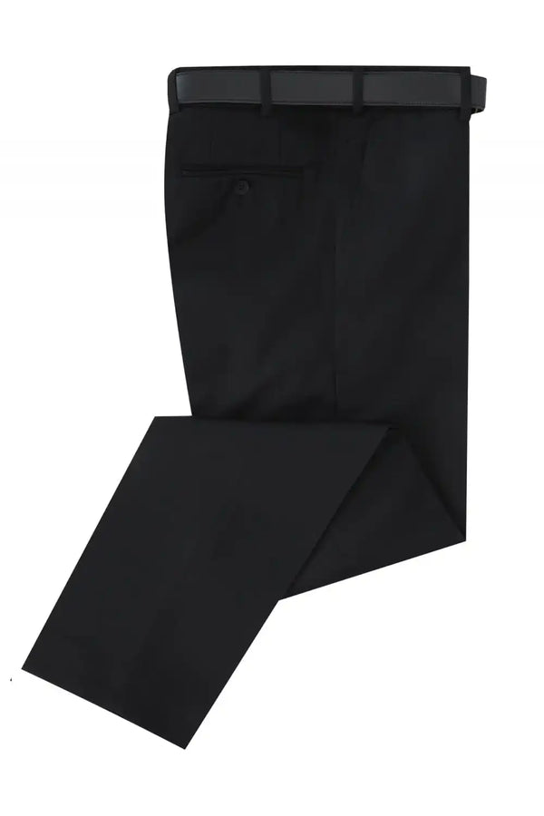 DGs Prestige Wool Blend Trousers Black - Pants