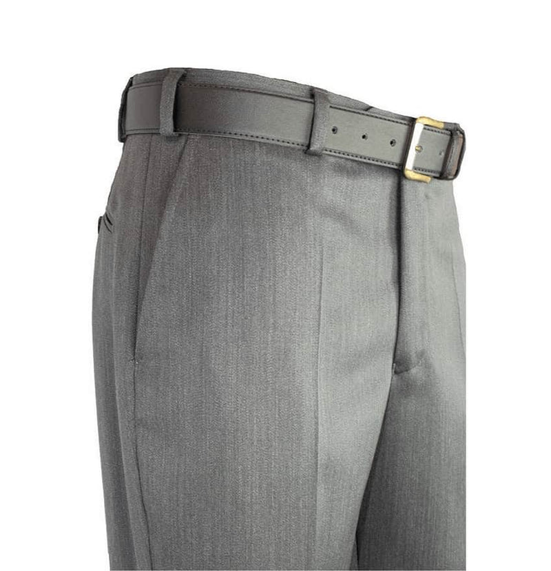 DGS Prestige San Remo Flat Front Trousers Charcoal Grey