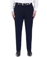 Daniel Grahams Trousers Prestige San Remo Flat Front Trousers Navy