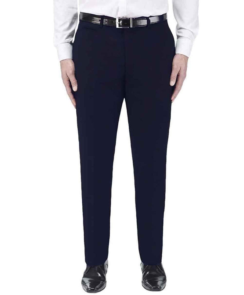 Daniel Grahams Trousers Prestige San Remo Flat Front Trousers Navy