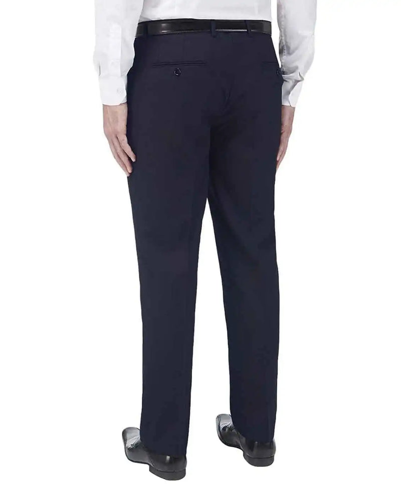 Daniel Grahams Trousers Prestige San Remo Flat Front Trousers Navy