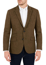 Douglas Cotswold Sports Jacket Blazer Herringbone Taupe Northern