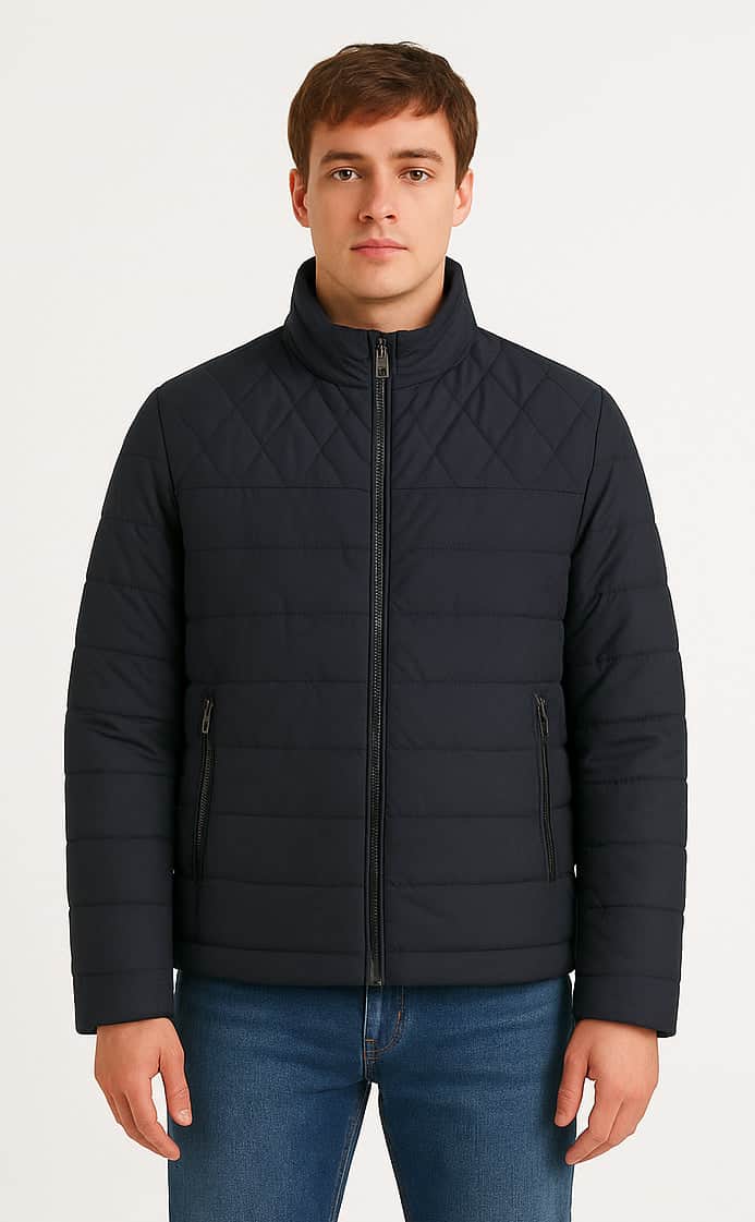 Douglas Mens Kemp Casual Shower Proof Coat Dark Navy Northern Ireland