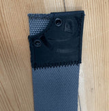 Duck & Cover Hawkins Slate Grey Wide Nylon Belt