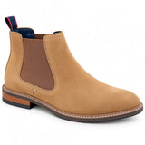 Escape Mens Ahoy Senor Suede Chelsea Boots Peanut Brown Northern