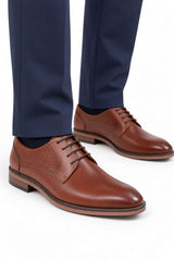 Escape Mens Archer Dress Shoes Brandy Brown Northern Ireland Belfast