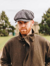 Failsworth Carloway 4750 Tweed Baker Boy Cap Blue Northern Ireland