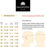 Failsworth Carloway Harris Tweed Newsboy Cap - Navy