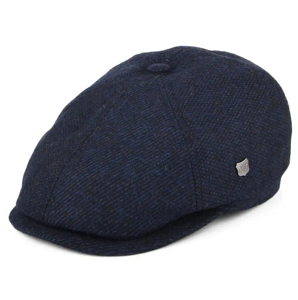 Failsworth Mens Flat Cap Hudson Mix Blue Northern Ireland Belfast