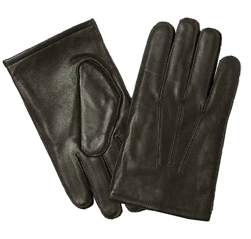 Failsworth Millinery George Leather Gloves - Chocolate Brown.