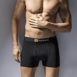 Farah 2 Pack Cotton Boxer Trunks Black