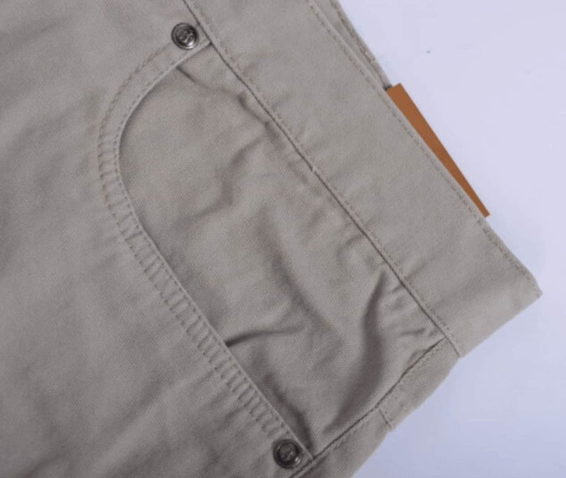 Farah Classic FABS5029 Mens Trousers Flat Straight Jeans - Khaki