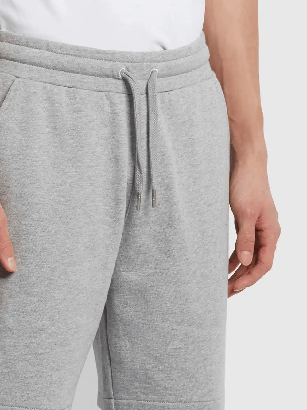 Farah Durrington Jersey Sweat Shorts Grey Marl