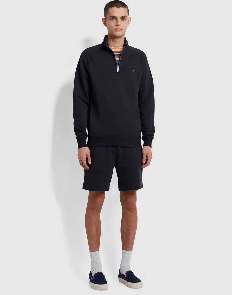 Farah Durrington Jersey Sweat Shorts - True Navy