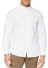 Farah Brewer Oxford Shirt - White