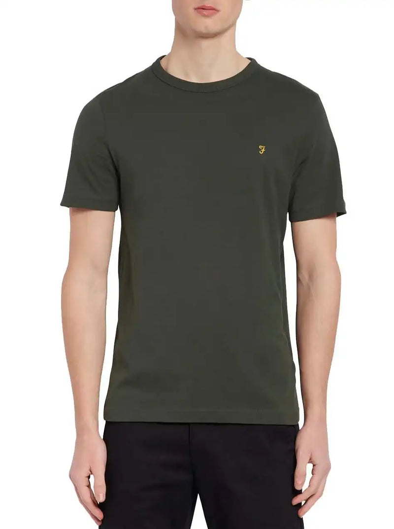 Farah Danny T-Shirt Evergreen - Shirts & Tops