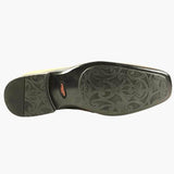 Front Cannon Black Leather Dress Shoes