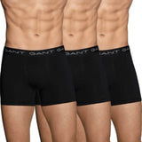 GANT 3 Pack Boxer Briefs Cotton Stretch Black