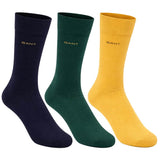 GANT Mens 3 Pack Soft Cotton Socks Deep Forest Northern Ireland