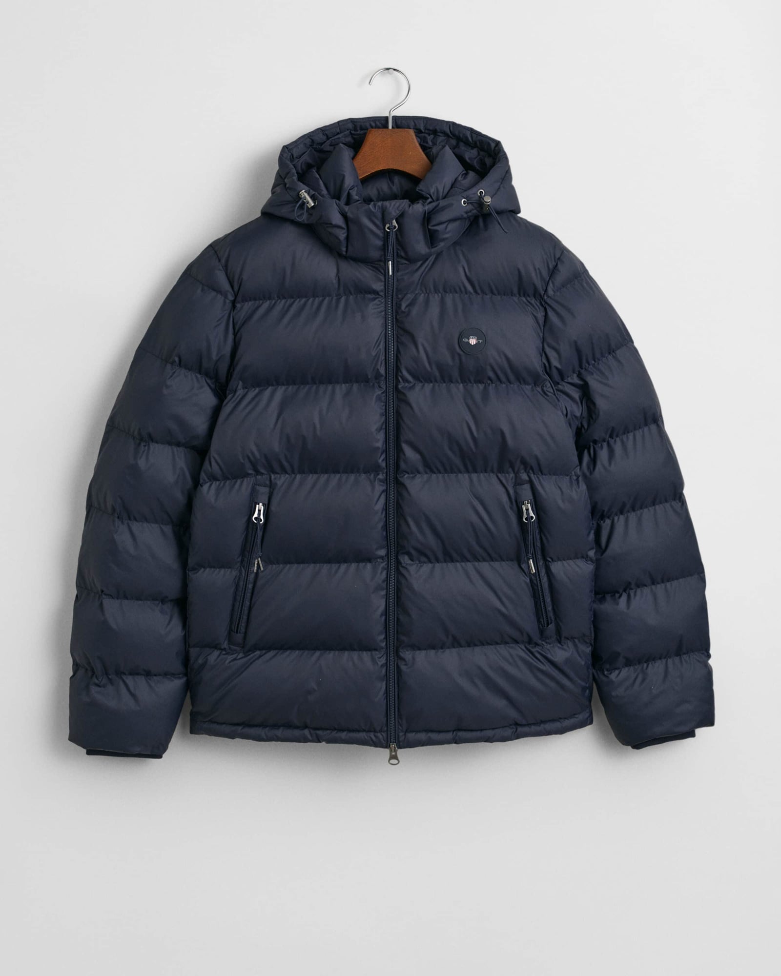 Mens Jackets Gant Padded Jacket Navy GANT Light Down Quilted Jacket