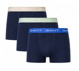 GANT Mens Boxer Trunks 3 Pack Marine Northern Ireland Belfast
