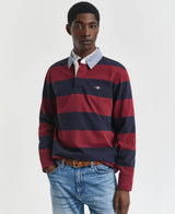 GANT Mens Chambray Stiped Heavy Rugger Plumped Red Northern Ireland