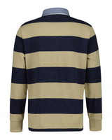 GANT Mens Chambray Stripe Heavy Rugger Woody Beige Northern Ireland