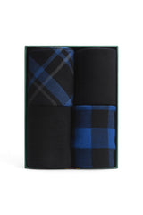 GANT Mens Check & Solid Socks 4 Pack Gift Box Marine Northern Ireland