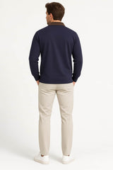 GANT Mens Cord Collar Rugger Evening Blue Northern Ireland Belfast