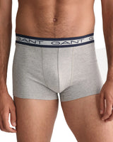 GANT Mens Core Boxer Trunks Light Grey Melange Northern Ireland