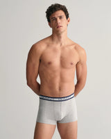 GANT Mens Core Boxer Trunks Light Grey Melange Northern Ireland