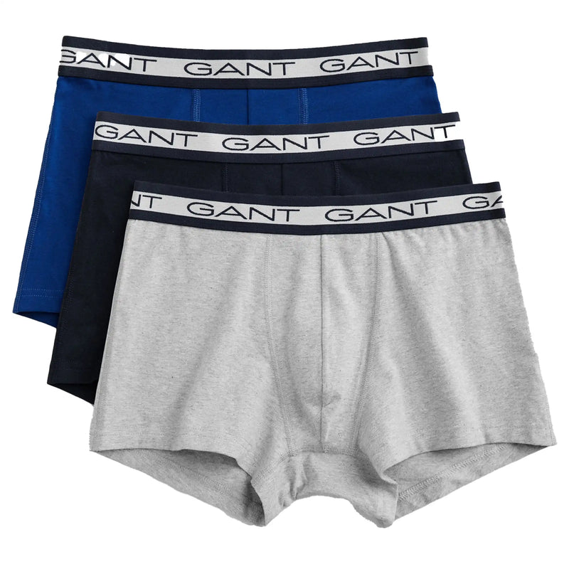 GANT Mens Core Boxer Trunks Light Grey Melange Northern Ireland