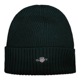 GANT Mens Cotton Blend Logo Beanie Tartan Green Northern Ireland