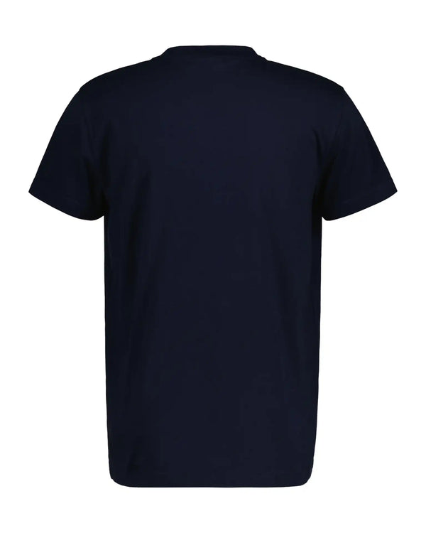 GANT Mens Crest Short Sleeve T-Shirt Evening Blue Ballynahinch