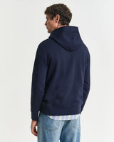 GANT Mens Graphic Hoodie Evening Blue Northern Ireland Belfast