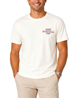 GANT Mens Graphic T-Shirt Cream Northern Ireland Belfast