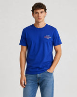 GANT Mens Graphic T-Shirt Crisp Blue Northern Ireland Belfast