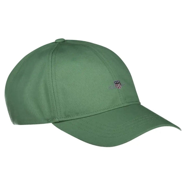 GANT Mens High Shield Twill Baseball Cap Kalamata Green Northern