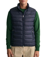 GANT Mens Light Down Gilet Evening Blue Navy Ballynahinch Northern