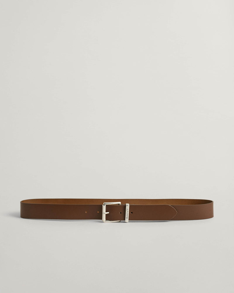 GANT Men’s Logo Leather Belt Weathered Brown Northern Ireland Belfast