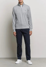GANT Men’s Original Half Zip Sweatshirt Grey Melange Ballynahinch