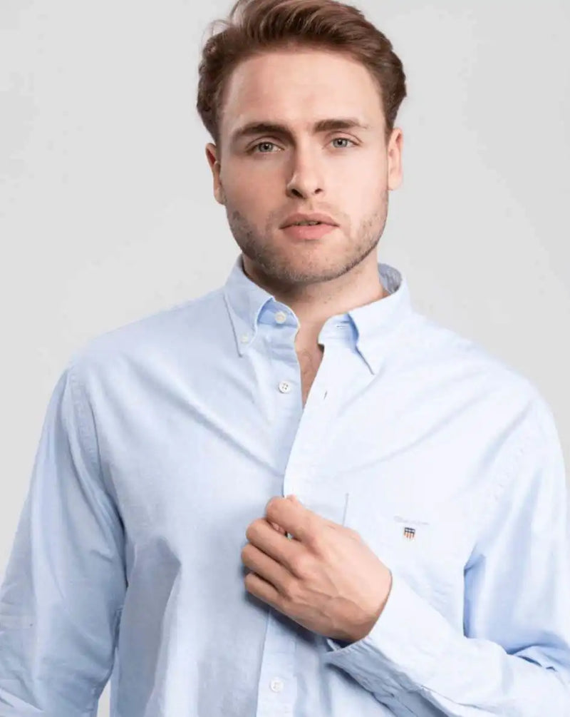 GANT The Oxford Shirt Regular BD Capri Blue - Shirts & Tops