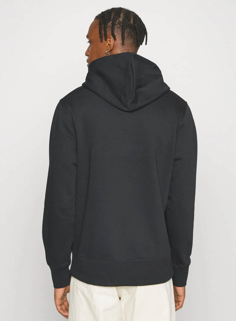 GANT Mens Printed Graphic Hoodie Black Northern Ireland Belfast