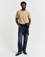 GANT Mens Printed Graphic T-Shirt Oak Beige Northern Ireland Belfast