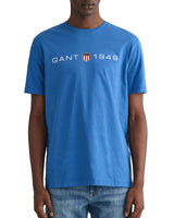 GANT Mens Printed Graphic T-Shirt Rich Blue Northern Ireland Belfast