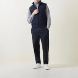 GANT Mens Quilted Windcheater Vest Gilet Evening Blue Northern